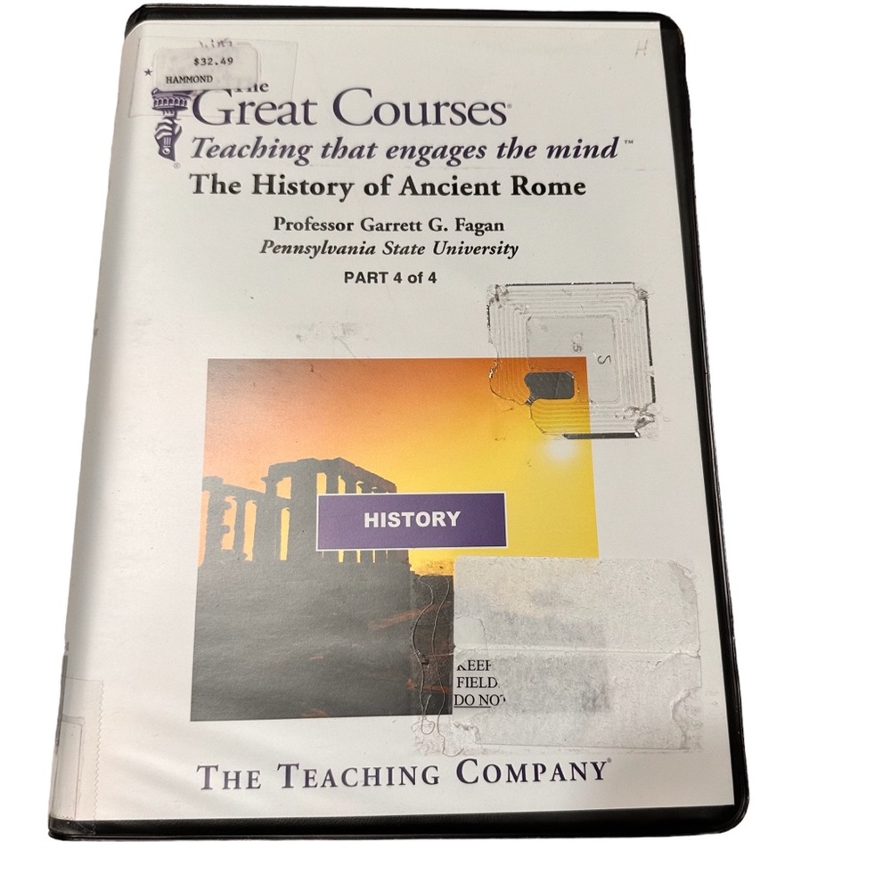 Great Courses: The History of Ancient Rome CD's Part 4 of 4 Plus Book